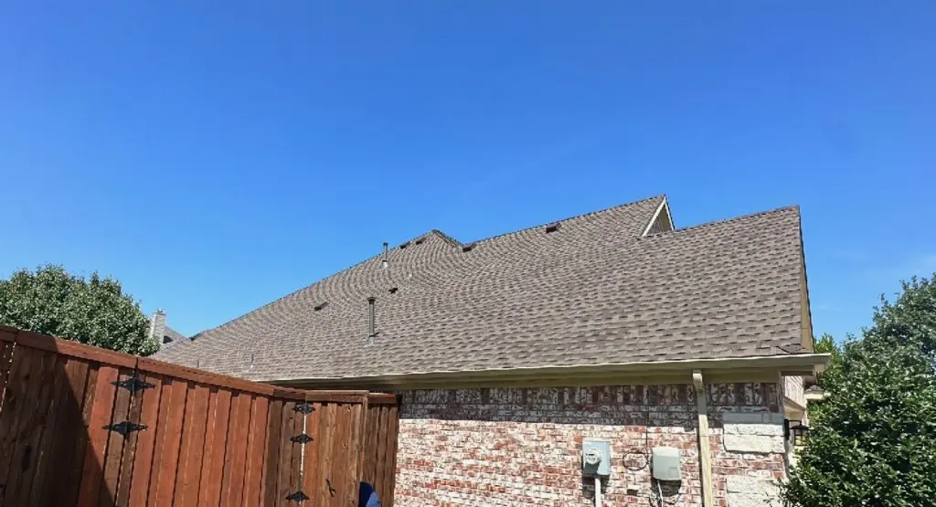 Completed roof replacement project in Buckingham